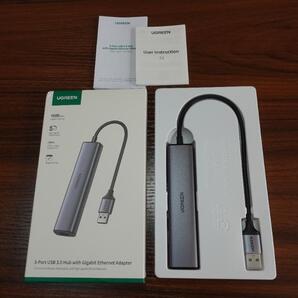 UGREEN USB 3.0 有線LANアダプター 1Gbps 5-in-1