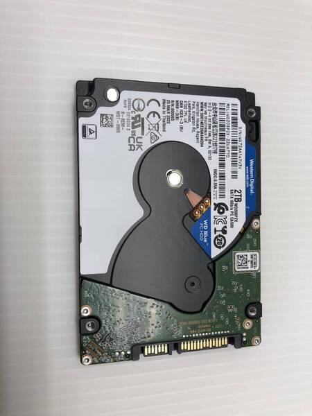 WD 2TB 2000GB SATA 2.5 インチ 7mm ハードディスク 動作確認済み 管理番号:M1353