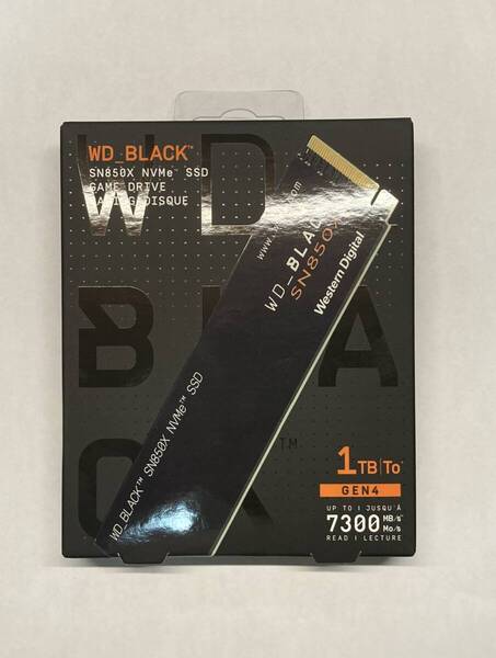ウエスタンデジタル WD BLACK M.2 SSD1TB NVMe PCIe Gen4×4 SN850X 未使用品