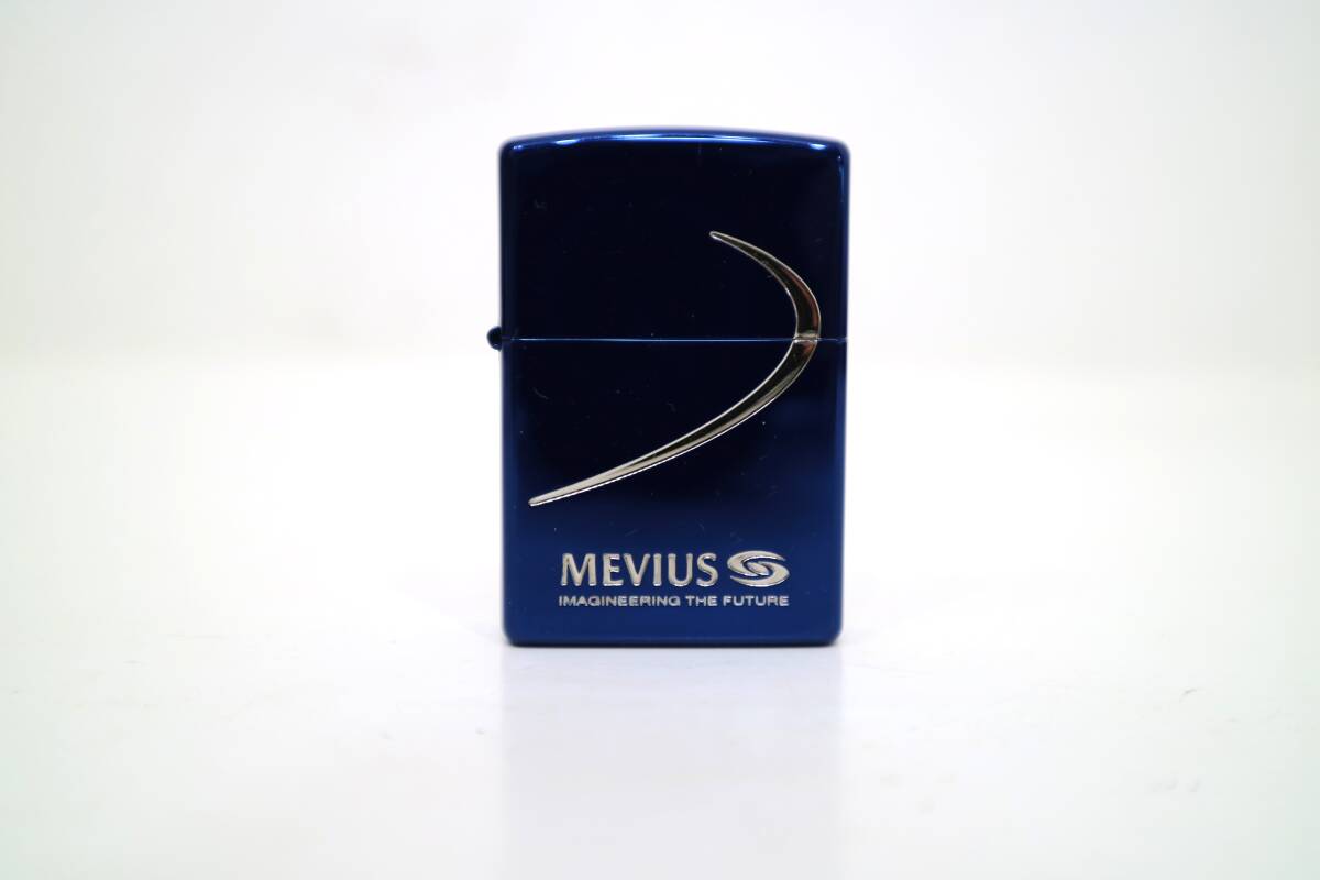 ZIPPO タバコ柄「メビウス」MEVIUS F.銀メッキ、2014年製