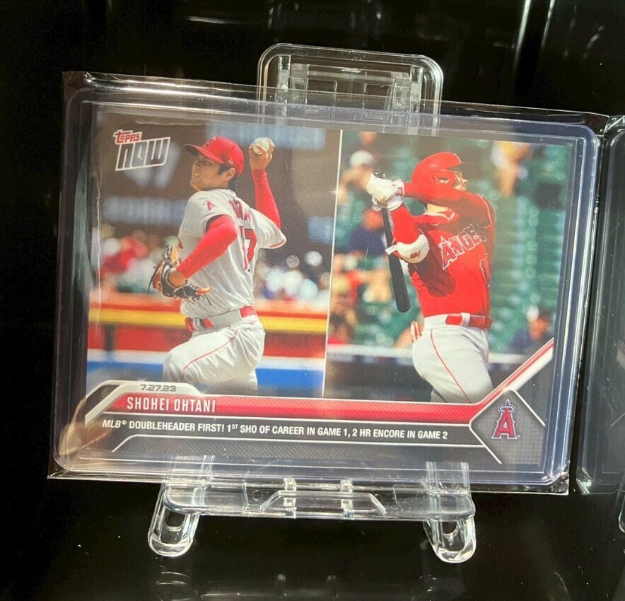 【非売品】大谷翔平、伝説の1日、ダブルヘッダー完封&2HR ボーナスカード Yahoo!オークション - 大谷翔平 伝説の日 ダブルヘッダー完封後