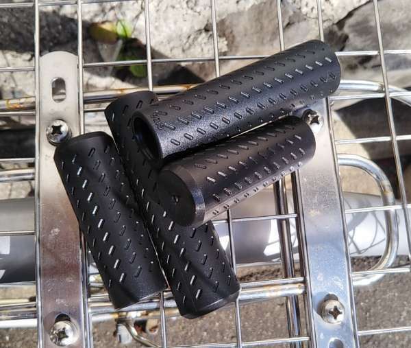 自転車用品 グリップ シフト〈ロング&ショート〉 (変速:アシスト自転車適応) お得な②セット♪ 【ブラック(黒色)】