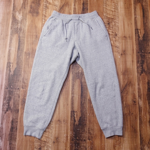 美品 ユニクロ UNIQLO ボアスウェットパンツ メンズ 裏起毛 防寒 Mサイズ グレー PH28