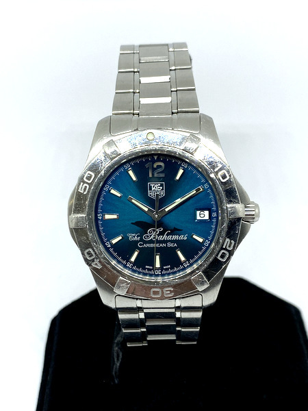 【即決】 TAG HEUER タグホイヤー アクアレーサー バハマカリビアン WAF211R BA0806 メンズ 腕時計 自動巻き 稼動品 日本限定 800本