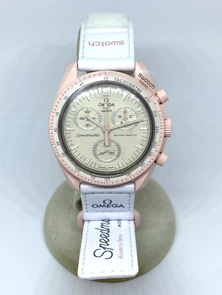 【即決/美品】 OMEGA オメガ スピードマスター Swatch スウォッチ コラボ Mission to Venus ミッション トゥ ビーナス 腕時計 SO33P100
