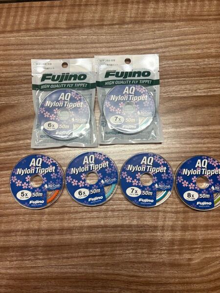 Fujino(フジノ) ライン AQナイロンティペット 50m セット ショックリーダー フライフィッシング