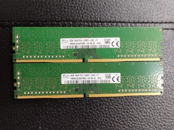 0521-18 SKhynix デスクトップ用メモリ DDR4 2400T 8GB 2枚 計16GB
