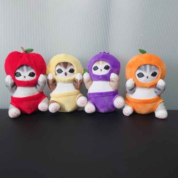モフサンド お野菜マルシェ フルーツ りんご レモン ブルーベリー オレンジ ぬいぐるみ 全4種 mofusand