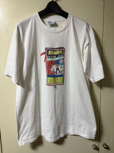 pearl jam パールジャム Tシャツ バンドT ヴィンテージ L 90s レア grunge 1995