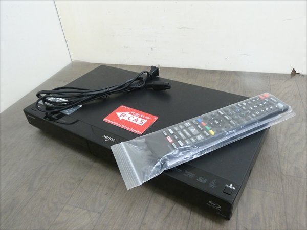 動作保証 2番組録画 AQUOS ブルーレイレコーダー BD-W515