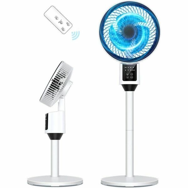 サーキュレーター 静音【2025新登場 薄型ボディ&4D送風&猛暑対策】扇風機 静音30dB 3段階風量 2段高さ調節 サーキュレーター DCモーター