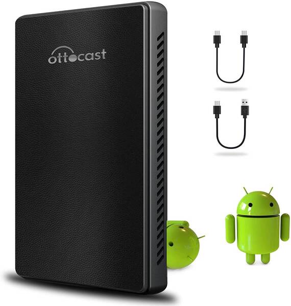 オットキャスト OTTOCAST CarPlay AI Box U2-PLUS Autoがワイヤレスで使用可能 GPS内蔵型ストレージ64Gの新型