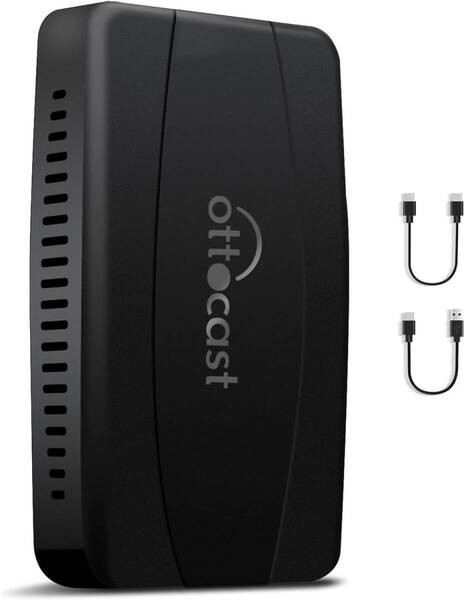 OTTOCAST U2-X オットキャストAndroid Auto&CarPlay 2in1ワイヤレス USBアダプター 車載式CarPlayワイヤレスアダプター