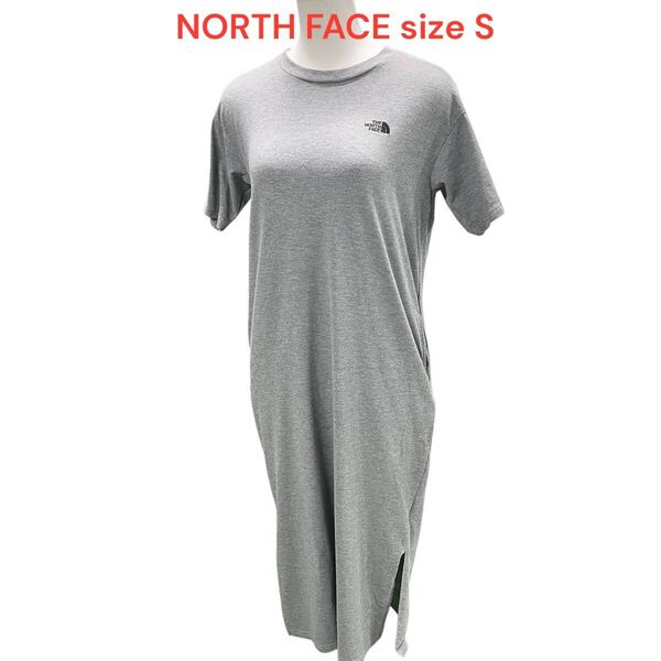 ノースフェイスNorth Face Tシャツ ワンピース グレー 【灰色】レディースsize S M5Q623