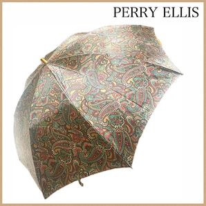 PERRY ELLIS ペリーエリス 折りたたみ傘 雨傘 花柄 おしゃれ かさ 折り畳み 長傘