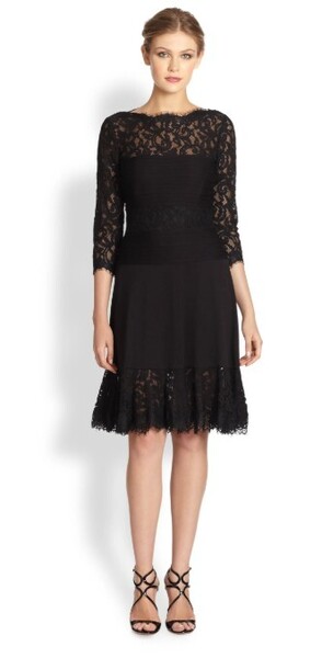 TADASHI SHOJI タダシショージ BLACK ワンピース 「S 」/ 9号程度