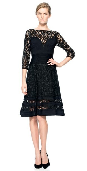 TADASHI SHOJI タダシショージ BLACK ワンピース 「L 」/ 13号程度