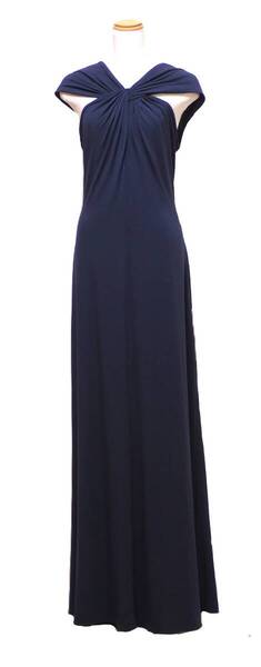 TADASHI SHOJI タダシショージ NAVY ロングフォーマルドレス 「L 」/ 11号程度