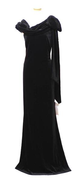 TADASHI SHOJI タダシショージ BLACK ロングフォーマルドレス 「M 」/ 11号程度