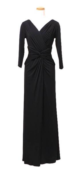 TADASHI SHOJI タダシショージ BLACK ロングフォーマルドレス 「XS 」/ 7-9号程度