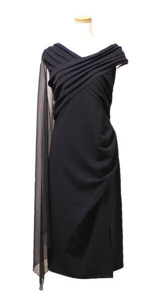 TADASHI SHOJI タダシショージ BLACK ワンピース 「L 」/ 13号程度