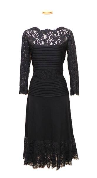 TADASHI SHOJI タダシショージ BLACK ワンピース 「S 」/ 9号程度