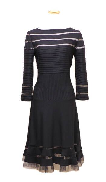 TADASHI SHOJI タダシショージ BLACK ワンピース 「XS 」/ 9号程度