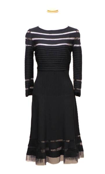 TADASHI SHOJI タダシショージ BLACK ワンピース 「S 」/ 9号程度