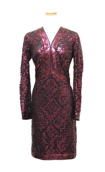 TADASHI SHOJI タダシショージ PINK & BLACK ワンピース 11号程度