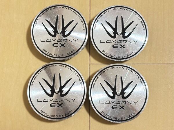 BADX 632 LOXARNY ロクサーニ EX センターキャップ 中古 4個 ポリッシュ