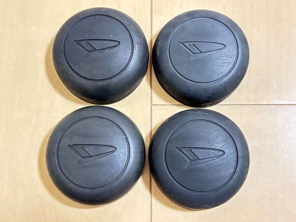 ★格安★ ダイハツ純正 スチール 鉄 てっちん ホイールセンターキャップ 中古 4個 樹脂製 軽トラ 軽バン ハイゼット 割れなし ①