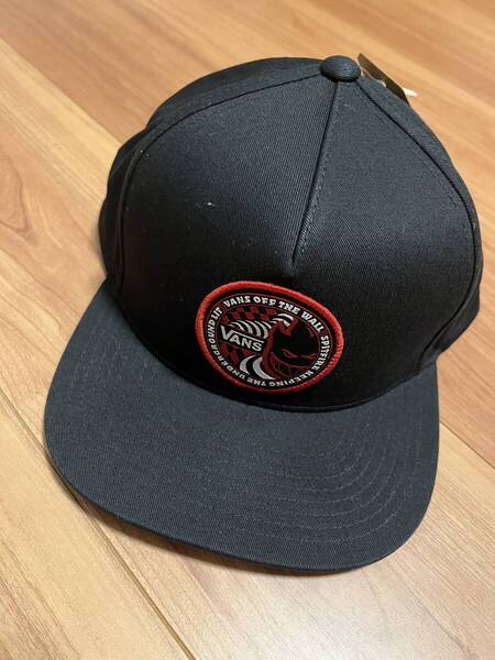 限定 VANS x SPITFIRE スピットファイア バンズ コラボ PATCH パッチ パッチロゴ スナップバック コットンキャップ 黒 ブラック