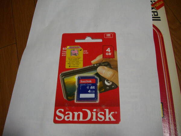 SDカード・サンディスク・4GB・、2枚セット