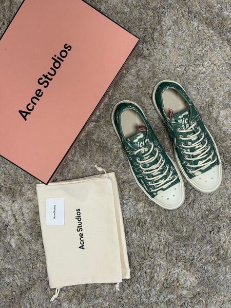 新品 Acne Studios アートプリント スニーカー EU40