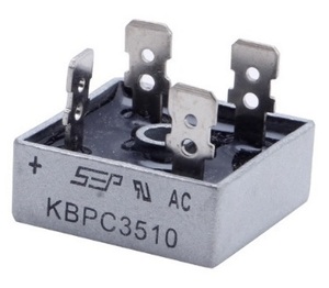 KBPC3510 Fangqiao 35A1000V単相ブリッジ全波整流器!