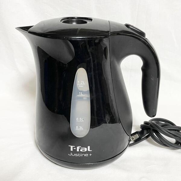 ティファール ケトル 電気ケトル 電化製品 湯沸かし器 ジャンク品 T-fal 容量表示窓 ハンドル ブラック キッチン モダン 黒