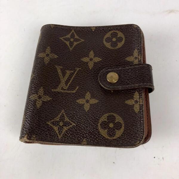 LOUISVUITTON ルイヴィトン コンパクトジップ モノグラム 財布 財布 カードケース カード入れ お札入れ 小銭入れ コインケース ブランド