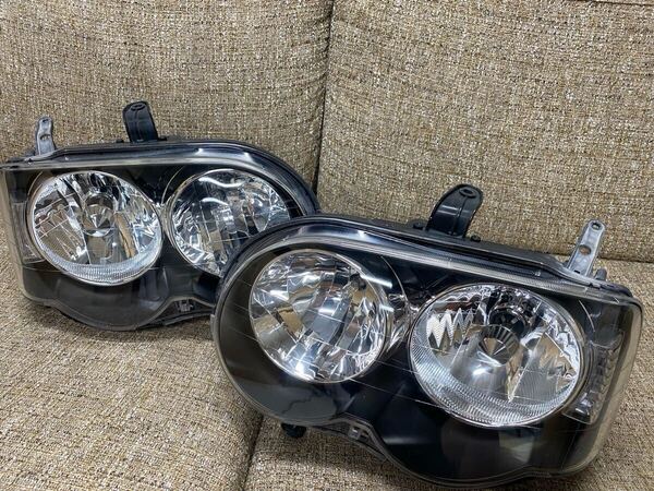 ★コーティング済★ ムーヴカスタム L150S/L160S ムーブ 前期 純正HID 左右ヘッドライト KOITO100-51737 電動レベライザー無し