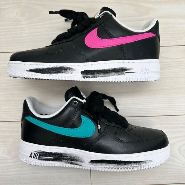 PEACEMINUSONE × NIKE AIR FORCE 1 Low '07 Para-Noise 3.0 Black and Multi-Color / G-DRAGON 26.5cm AQ3692-004 ナイキ パラノイズ