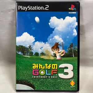 PS2/みんなのGOLF3 取説有り 中古品