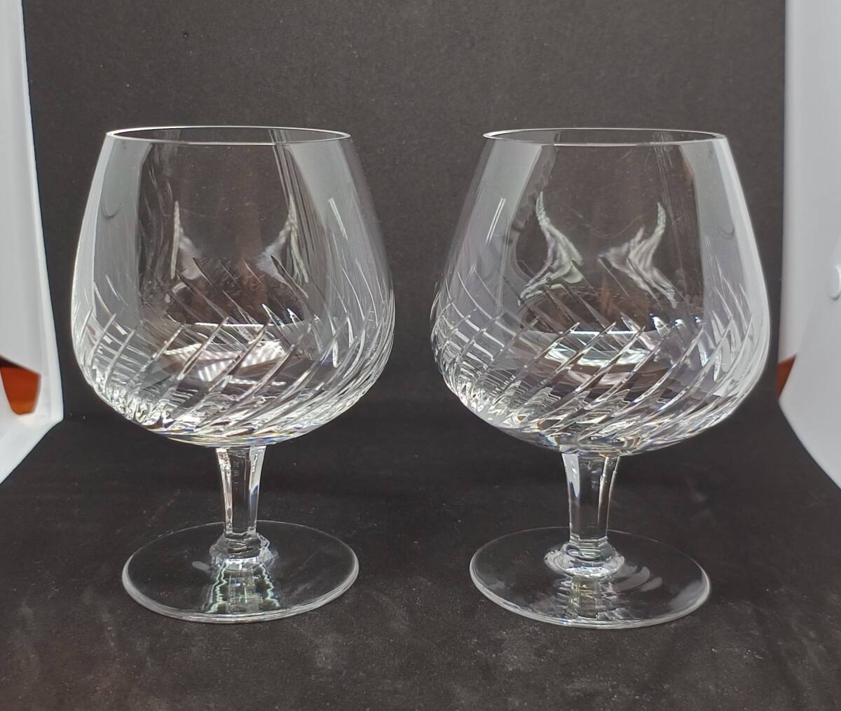 未使用 美品保管品【HOYA 金彩 Crystal グラス 2客 セット】ホヤ