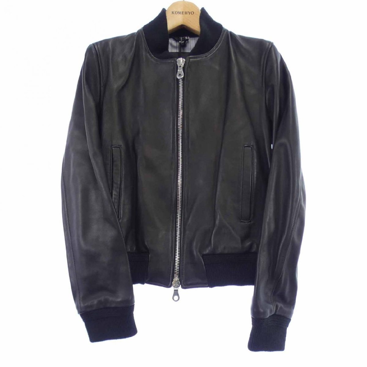 CINQUANTA ノーカラーレザージャケット 中古品　ブラックチンクワンタ 2025年最新】Yahoo!オークション -チンクアンタ レザー