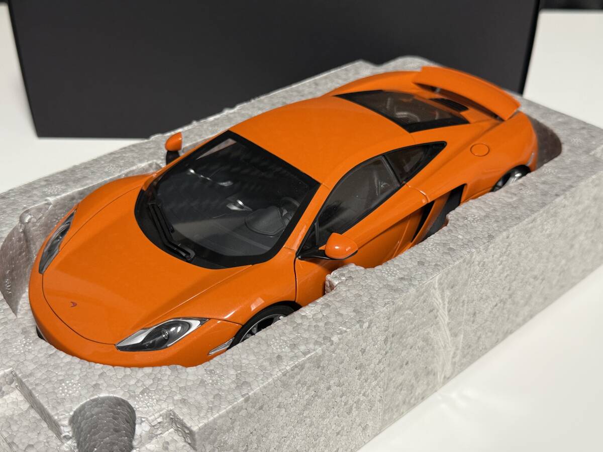 Amazon | AUTOart 1/18 マクラーレン MP4-12C (オレンジ) 完成品