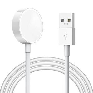 【純正互換】AppleWatch アップルウォッチ全シリーズ対応 充電ケーブル 1m 磁気 充電器 USB タイプA Apple Watch 【24時間以内発送】