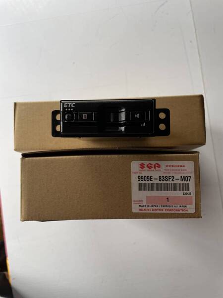 スズキ純正三菱電機製 ETC車載器 新品未使用 送料込 9909E-83SF2-M07