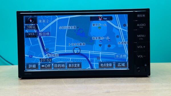 トヨタ純正 メモリーナビ NSCP-W64地図データ2015年 チェックok CD SD BLUETOOTH プリウス30/アクア/ワンセグ