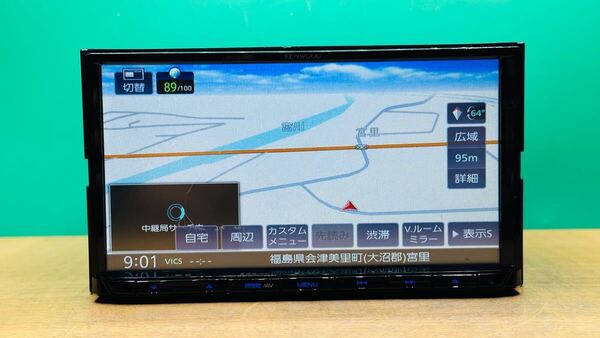 ケンウッドKENWOODメモリーナビMDV-D310 地図データ2022年チェックok CD SD Bluetooth USB.ipod. AUX- ワンセグ
