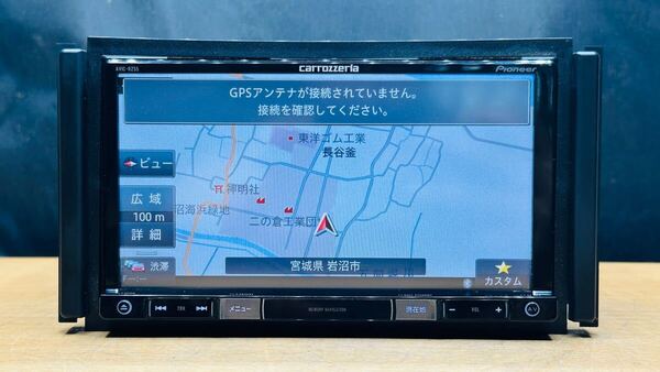 カロッツェリア carrozzeria メモリーナビ AVIC-RZ55地図データ2015年チェックok DVD CD Bluetooth ipod USB AUX SD AUDIO ワンセグ
