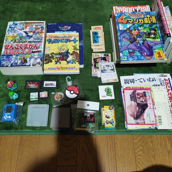 ゲームボーイアドバンスソフト ポケットモンスター ドラゴンクエストモンスターズ キャラバンハート NintendoDSソフト 攻略本 漫画