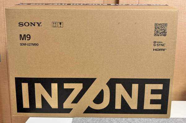 【美品】SONY INZONE M9 27型 4K 144Hz ゲーミングモニター SDM-U27M90 台座未使用・付属品完備